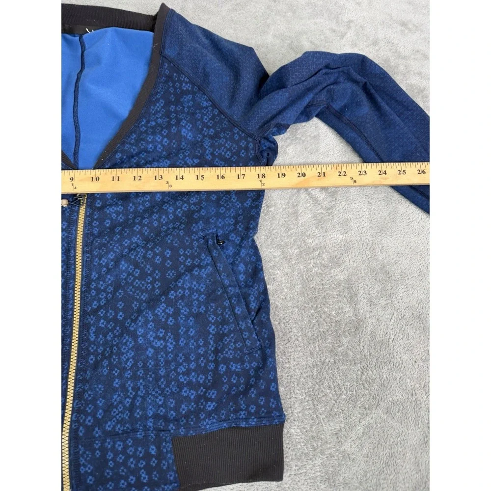Lululemon H'Om Run Jacket Women's Size 4 Blue Full Zip